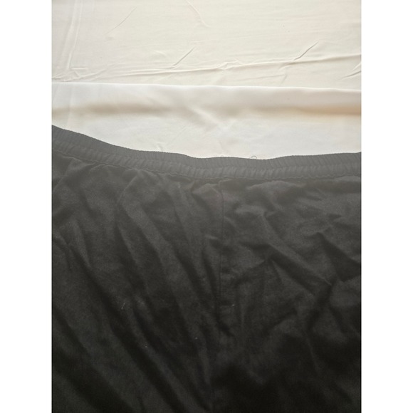 Dana Taylor Petite PXL‎ Capri Black Linen Blend Cropped Wide Leg Pants - Picture 7 of 8